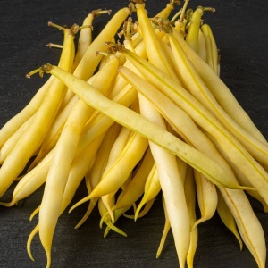 Fasole Goldtime (100 g) seminte soi timpuriu, fasole pitica cu pastai galben-aurii cilindrice, fara ate, Agrosem - Img 2