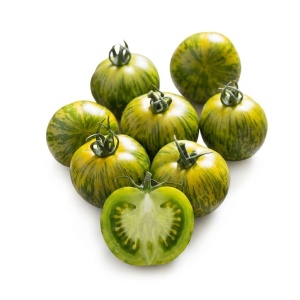 Rosii Green Zebra (0.2 g) seminte tomate verzi striate, aroma deosebita, suculente, Legutko