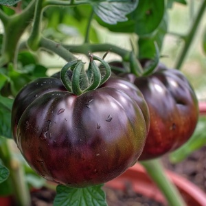 Rosii Noire de Crime (0,3 g) seminte tomate Negre de Crimea soi extratimpuriu nedeterminat, fructe extrem de aromate, Kertimag - Img 3