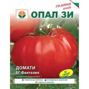 Rosii Fantezie (0,2 g) seminte tomate nedeterminate gigant, gust traditional excelent, culoare rosu intens, Opal - Img 2