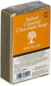 Sapun cu ulei de masline si aroma de caramel cu ciocolata (100 g), sapun grecesc natural, Fiorevita