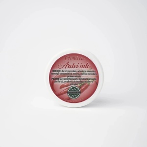 Crema cu Ardei Iute (100 ml) efect termic pentru confort muscular, articular si picioare obosite