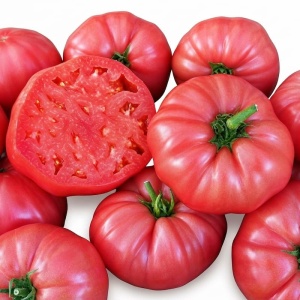 Rosii Pink Brandywine (0,3 g) seminte tomate gigant roz, carnoase, aroma intensa, Legutko