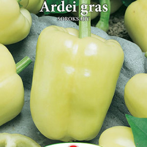 Ardei gras Soroksari (0,7 g), seminte soi semitimpuriu ardei gras galben deschis, carnos, dulce, Prima Sementi - Img 5