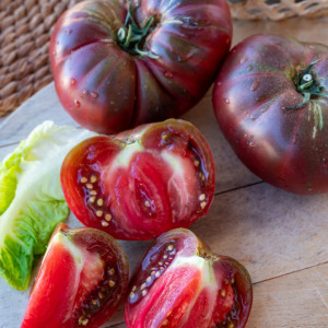 Rosii Negre de Crimeea (0,2 g), seminte tomate soi extratimpuriu, crestere nedeterminata, fructe extrem de aromate, Opal - Img 2