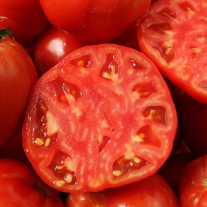 Rosii Fantezie (0,2 g) seminte tomate nedeterminate gigant, gust traditional excelent, culoare rosu intens, Opal - Img 3