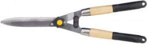 Foarfeca pentru gard viu Super (550 mm), lame dure otel carbon, manere lemn, Evo Tools