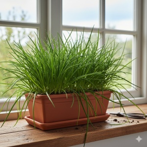 Usturoi de frunze - Garlic Chives (2 g) seminte planta aromatica usturoi de tuns, Opal