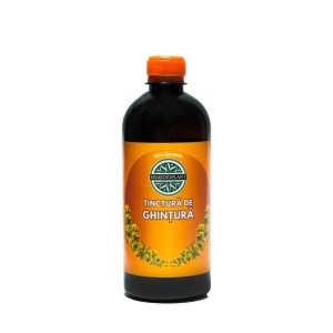 Tinctura de Ghintura (500 ml), extract hidroalcoolic natural, pentru afectiuni gastrice, hepatice, paraziti intestinali