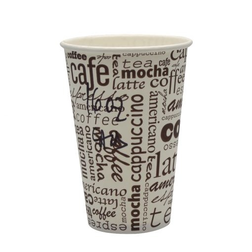 Pahare 12 oz Carton +PE , VENDING ,350 ml, color/albe , D80mm , h118 mm, 50buc, 20 set/bax