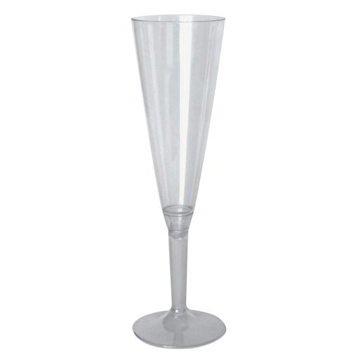 Pahare cu picior pentru sampanie 160 ml, PS,transparent, D58 mm, h217 mm,10 buc,10 set/bax