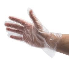 Manusi Safir din folie transparenta, rezistente, de unica folosinta , 90 buc/set