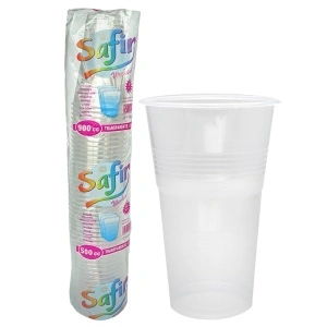 Pahare 500 cc PP ,transparente, D95 mm, h149 mm, 50 buc