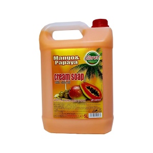 Sapun lichid cu glicerina Cloret, aroma de Mango, 5L, PH 5.5