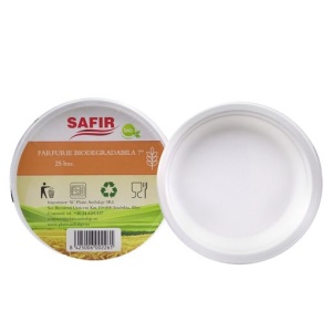 Farfurie Biodegradabila 17 cm , 50 buc/set - Img 2