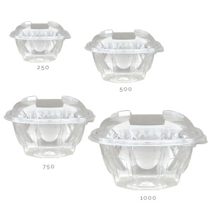 Caserole 500cc rotunde Diamond 50 buc/set - Img 3