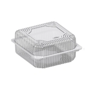 Caserole 1400 cc patrate cu capac atasat IT-251, ,PET transparent,140X140 mm,50 buc/set