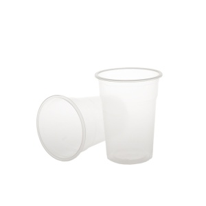 Pahare 400 cc PP FRAPPE,transparente, D94 mm, h120 mm, 50 buc - Img 3