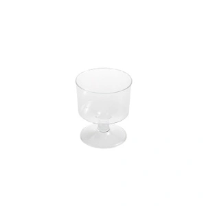 Pahare Shot cu Picior R.050 , 50 ml, PS, transparent, D49mm , h55 mm, 6buc, 84set/bax