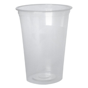 Pahare 500 cc PET, transparente, D95 mm,h140 mm, 50 buc