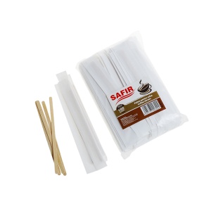 Palete manuale ambalate individual h105 mm, lemn natur ,100 buc/set - Img 2