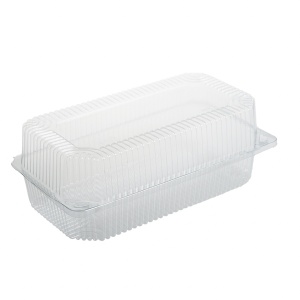Caserole 1700 cc dreptunghi cu capac atasat IT-359,PET transparent, 110×214 mm, 50 buc/set