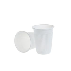 Pahare 200 cc PP Premium Safir, albe , D72 mm, h85 mm , 100buc - Img 1