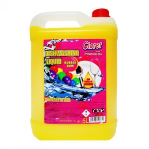 Detergent spalat vase Super Cremos, 5L, aroma Bubble Gum