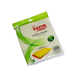Lavete umede Eco SAFIR 16X18X0.4 cm