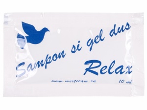 Sampon si gel de dus hotelier 10 ml Relax 500buc/set