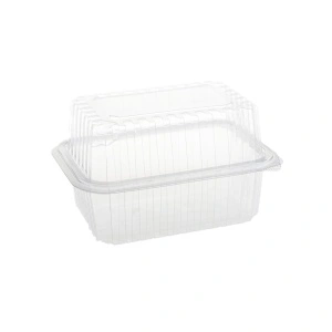 Caserole 500 cc cu capac inalt FT108 F500, PET,transparent, 75×120 mm,100 buc
