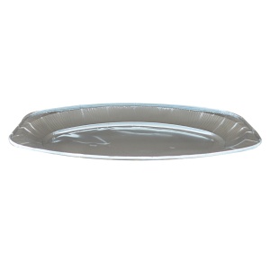 Platou oval din aluminiu 35 cm, 10 buc/set