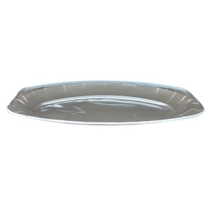 Platou oval din aluminiu 35 cm, 10 buc/set
