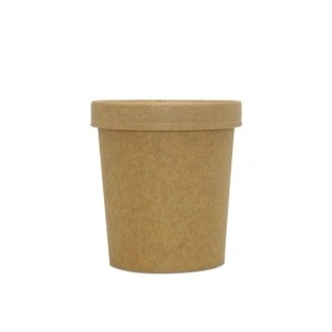 Boluri pentru supa 16 oz JH-PSB-16B , 490ml, carton kraft, D96 mm, 25buc