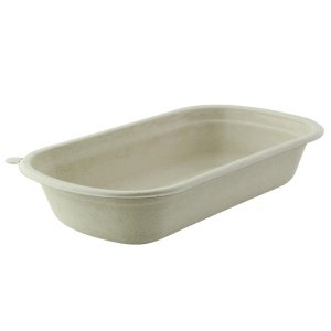 Cutii meniu Bio 850 ml TAB-850, trestie de zahar, alb,195×116 mm, 50 buc