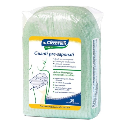 Manusi presaponate spalare corp Dr Ciccarelli 20 buc
