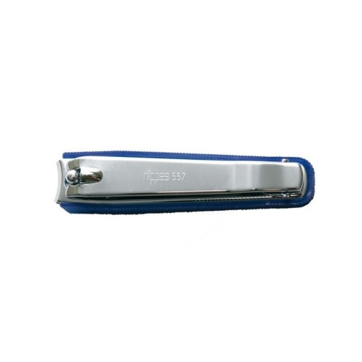 Unghiera pentru picioare Nippes, otel calit, 80 mm, cu colector de unghii, albastru inchis