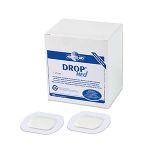 Pansament steril Drop Med, autoadeziv, antiseptic , 50 bucăți, multiple dimensiuni - Img 1