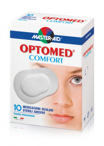 Optomed Comfort – Comprese oculare sterile autoadezive, 100x72 mm, 10 bucăți - Img 1