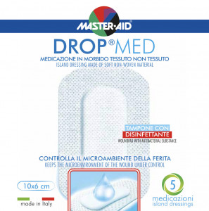Pansament steril Drop Med, autoadeziv, antiseptic , multiple dimensiuni, 5 bucăți - Img 3
