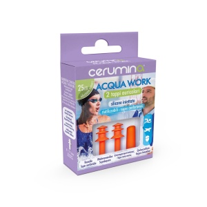 Cerumina ACQUA WORK – dopuri pentru urechi din silicon injectat, 2 bucăți - Img 2