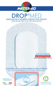 Pansament steril Drop Med, autoadeziv, antiseptic , multiple dimensiuni, 5 bucăți - Img 5