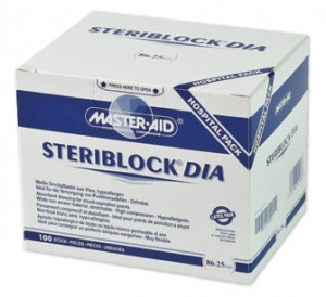 Plasture hemostatic Steriblock Dia, Master-Aid, 100 bucăți - Img 2