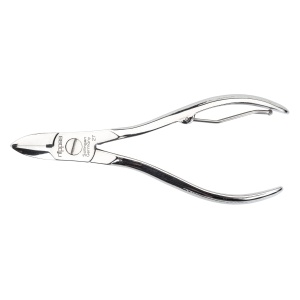 Cleste profesional pentru unghii Nippes , otel calit, 120 mm, cu arc rabatabil
