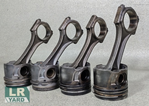 Set 4 biele + 4 pistoane motor Motor 2.2 TD4/SD4