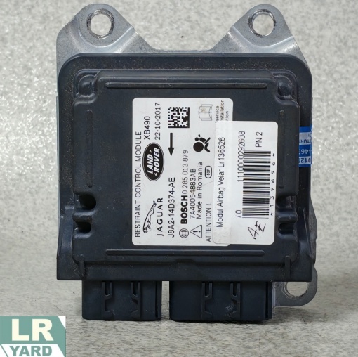 Modul airbag RANGE ROVER VELAR ≥2017 LR136526 J8A2-14B414-AF