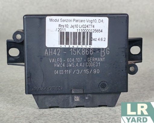 Parking sensor module VOG10; D4; RRS10; JXJ10 LR02424774