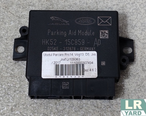 Modul parcare RANGE ROVER SPORT 2014-2022; RANGE ROVER 2013-2022; DISCOVERY 5 2017≥; Jaguar XE RANGE; Jaguar ALL NEW XF LR109363 HK52-15C859-AF