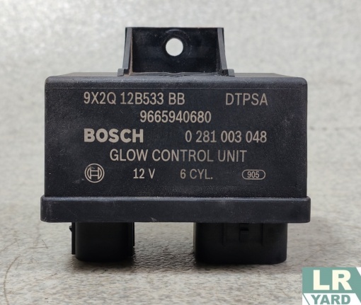 Modul bujii Motor 3.0 TDV6 Gen1 Euro5; Motor 3.0 TDV6 Gen2 Euro6 DISCOVERY 4 2010-2016; RANGE ROVER SPORT 2010-2013; RANGE ROVER 2013-2022; RANGE ROVER SPORT 2014-2022; DISCOVERY 5 2017≥; RANGE ROVER VELAR ≥2017; Jaguar XJ ≥2010; Jaguar XF LR082464 9X2Q-1