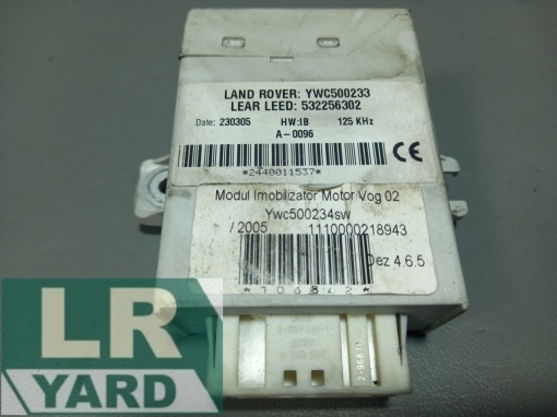 Engine immobiliser module RANGE ROVER 2002-2009 YWC500234SW 2H4Z19A498AB